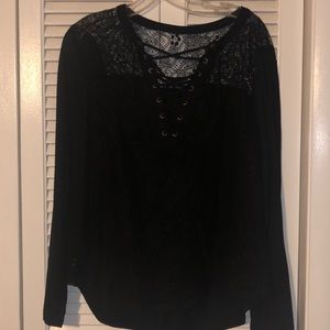 Black long sleeve shirt
